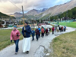 Bachprozession vom Sonntag, 5. Oktober in Saas-Fee